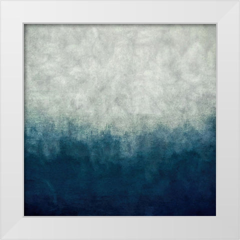 Fathomless Depths White Modern Wood Framed Art Print by Alpenglow Workshop