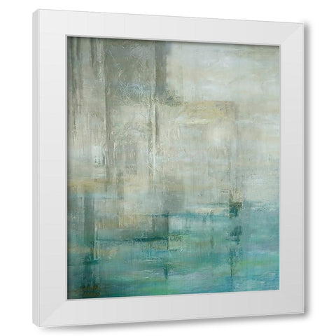 Out and In White Modern Wood Framed Art Print by Alpenglow Workshop