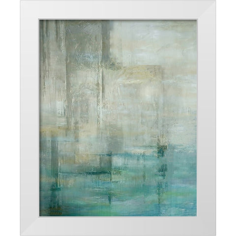 Out and In White Modern Wood Framed Art Print by Alpenglow Workshop