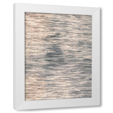Play of Light White Modern Wood Framed Art Print by Alpenglow Workshop