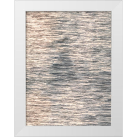 Play of Light White Modern Wood Framed Art Print by Alpenglow Workshop