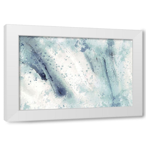 Raindrops of my Shoes White Modern Wood Framed Art Print by Alpenglow Workshop