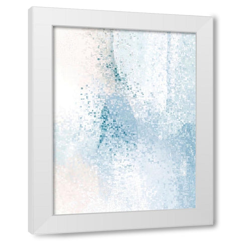 Signal to Noise White Modern Wood Framed Art Print by Alpenglow Workshop