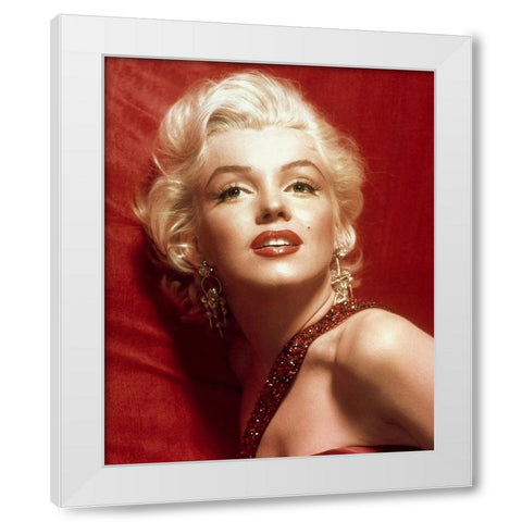 Marilyn Monroe, How to Marry a Millionaire, 1953 White Modern Wood Framed Art Print by Vintage Hollywood Archive