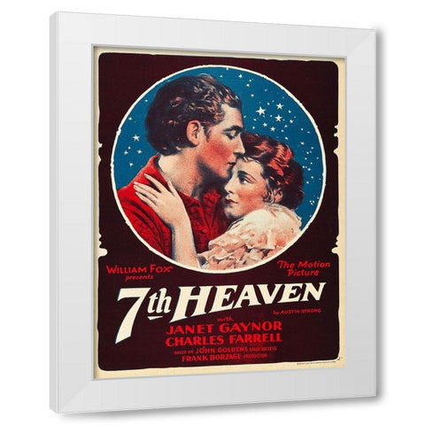 7th Heaven-1927 White Modern Wood Framed Art Print by Vintage Hollywood Archive