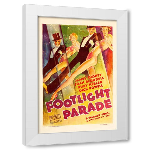 Footlight Parade-1933 White Modern Wood Framed Art Print by Vintage Hollywood Archive