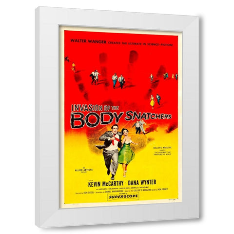 Invasion of the Body Snatchers-1956 White Modern Wood Framed Art Print by Vintage Hollywood Archive