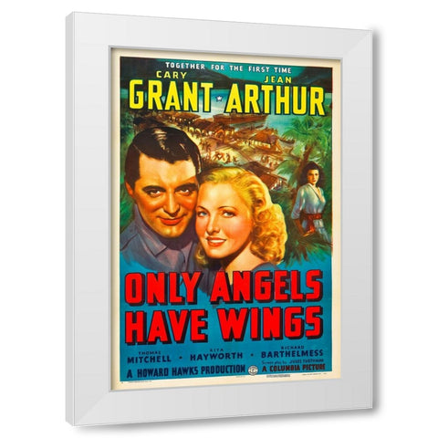 Only Angels Have Wings-1939 White Modern Wood Framed Art Print by Vintage Hollywood Archive