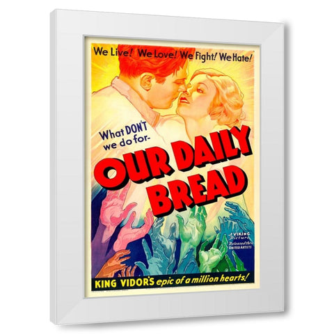 Our Daily Bread-1934 White Modern Wood Framed Art Print by Vintage Hollywood Archive