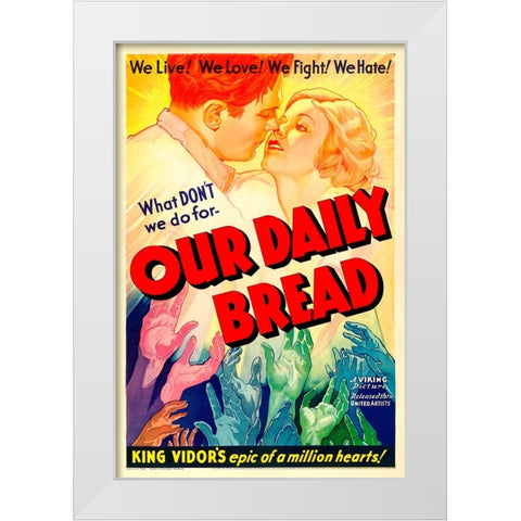 Our Daily Bread-1934 White Modern Wood Framed Art Print by Vintage Hollywood Archive
