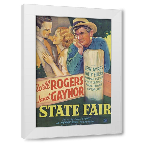 State Fair-1933 White Modern Wood Framed Art Print by Vintage Hollywood Archive