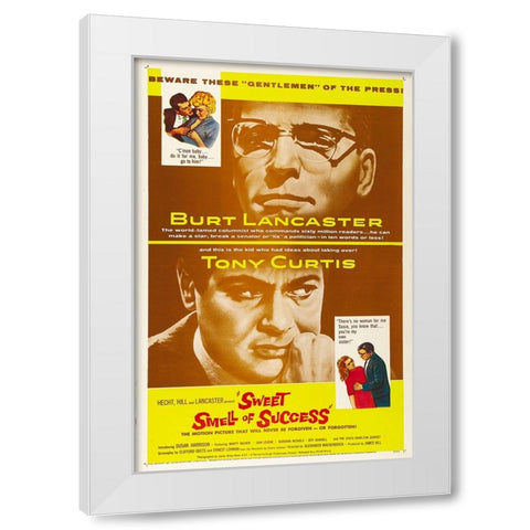 Sweet Smell of Success-1957 White Modern Wood Framed Art Print by Vintage Hollywood Archive