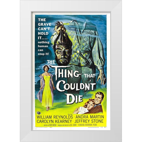 The Thing that Couldnt Die-1958 White Modern Wood Framed Art Print by Vintage Hollywood Archive