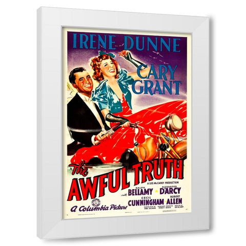 The Awful Truth-1937 White Modern Wood Framed Art Print by Vintage Hollywood Archive