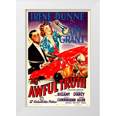 The Awful Truth-1937 White Modern Wood Framed Art Print by Vintage Hollywood Archive
