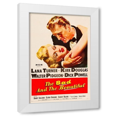 The Bad and the Beautiful-1952 White Modern Wood Framed Art Print by Vintage Hollywood Archive