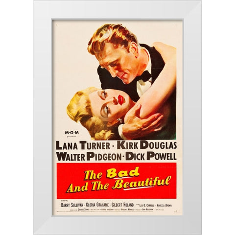 The Bad and the Beautiful-1952 White Modern Wood Framed Art Print by Vintage Hollywood Archive