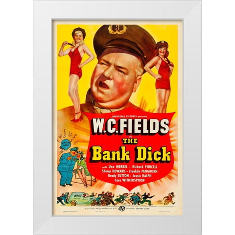 The Bank Dick-1940 White Modern Wood Framed Art Print by Vintage Hollywood Archive