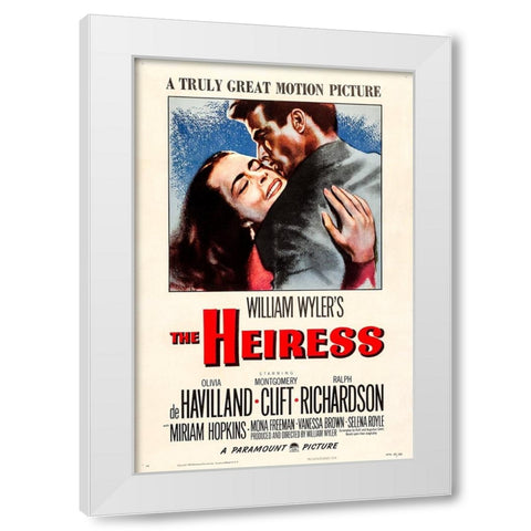 The Heiress-1949 White Modern Wood Framed Art Print by Vintage Hollywood Archive