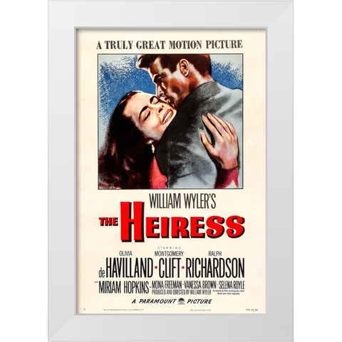 The Heiress-1949 White Modern Wood Framed Art Print by Vintage Hollywood Archive
