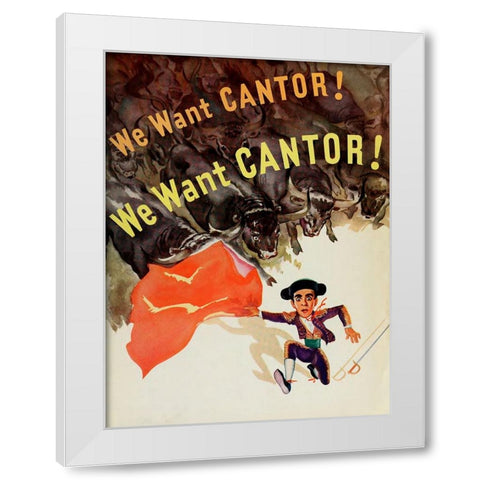 The Kid from Spain-1932 White Modern Wood Framed Art Print by Vintage Hollywood Archive