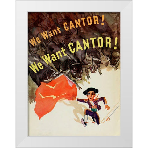 The Kid from Spain-1932 White Modern Wood Framed Art Print by Vintage Hollywood Archive