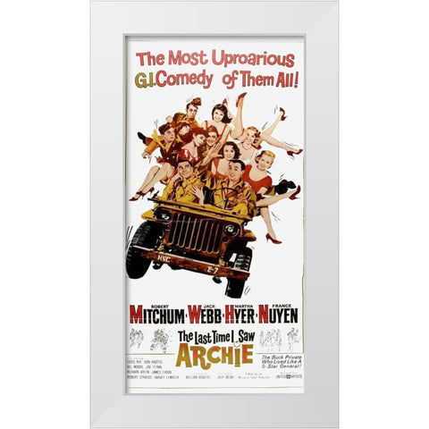 The Last Time I Saw Archie White Modern Wood Framed Art Print by Vintage Hollywood Archive