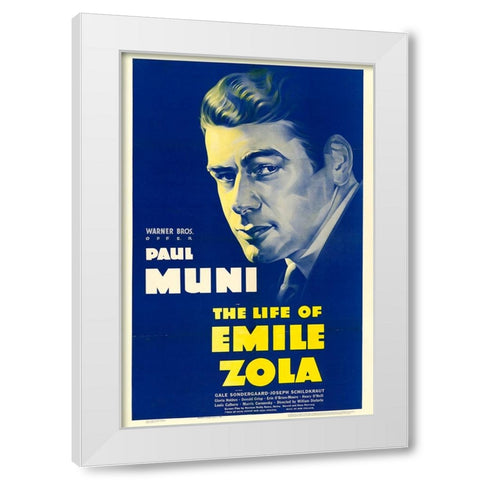 The Life of Emile Zola-1937 White Modern Wood Framed Art Print by Vintage Hollywood Archive