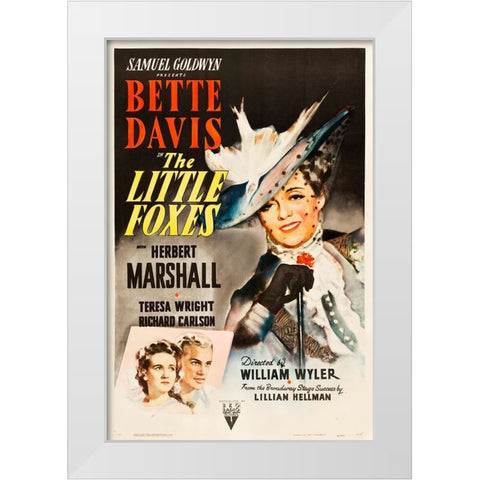 The Little Foxes-1941 White Modern Wood Framed Art Print by Vintage Hollywood Archive