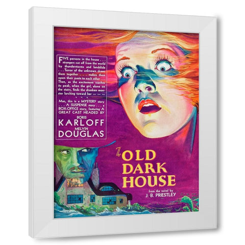 The Old Dark House-1932 White Modern Wood Framed Art Print by Vintage Hollywood Archive