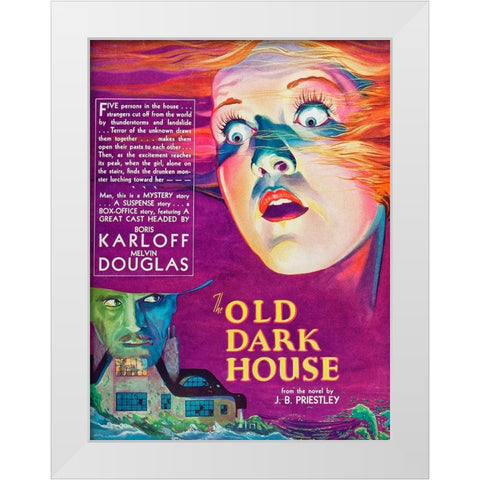 The Old Dark House-1932 White Modern Wood Framed Art Print by Vintage Hollywood Archive