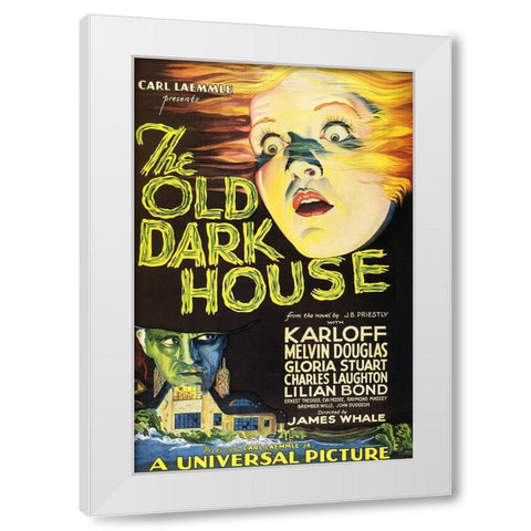 The Old Dark House-1932 White Modern Wood Framed Art Print by Vintage Hollywood Archive