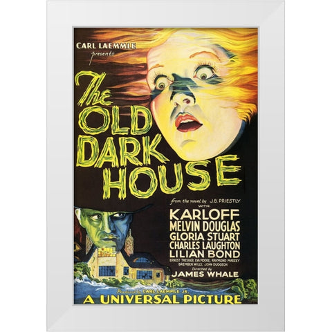 The Old Dark House-1932 White Modern Wood Framed Art Print by Vintage Hollywood Archive