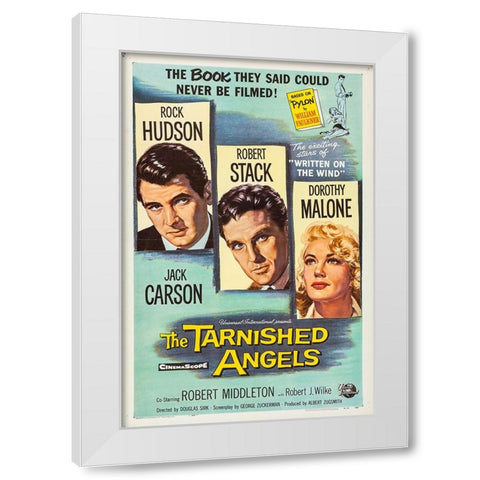 The Tarnished Angels-1958 White Modern Wood Framed Art Print by Vintage Hollywood Archive