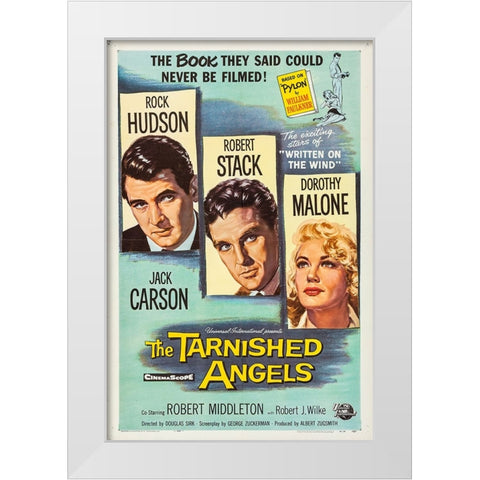 The Tarnished Angels-1958 White Modern Wood Framed Art Print by Vintage Hollywood Archive