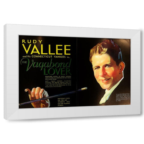 The Vagabond Lover-1929 White Modern Wood Framed Art Print by Vintage Hollywood Archive