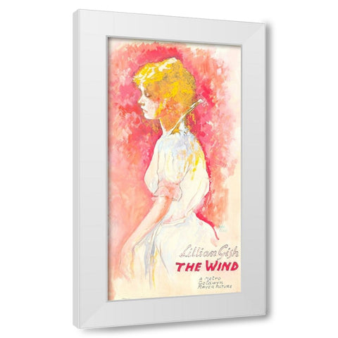 The Wind-1928 White Modern Wood Framed Art Print by Vintage Hollywood Archive
