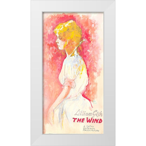 The Wind-1928 White Modern Wood Framed Art Print by Vintage Hollywood Archive