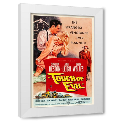 Touch of Evil-1958 White Modern Wood Framed Art Print by Vintage Hollywood Archive
