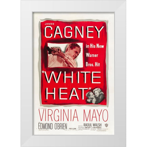White Heat-1949 White Modern Wood Framed Art Print by Vintage Hollywood Archive