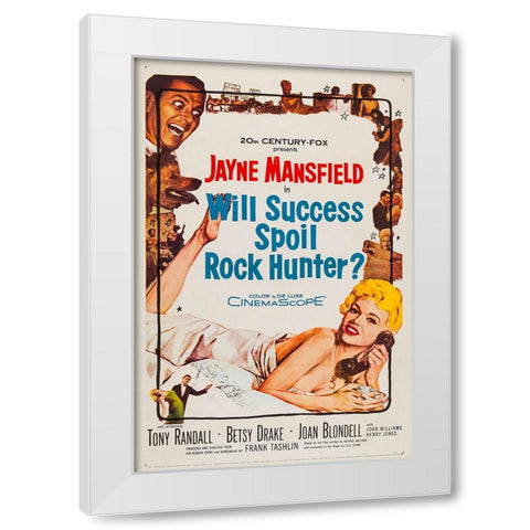 Will Success Spoil Rock Hunter-1957 White Modern Wood Framed Art Print by Vintage Hollywood Archive