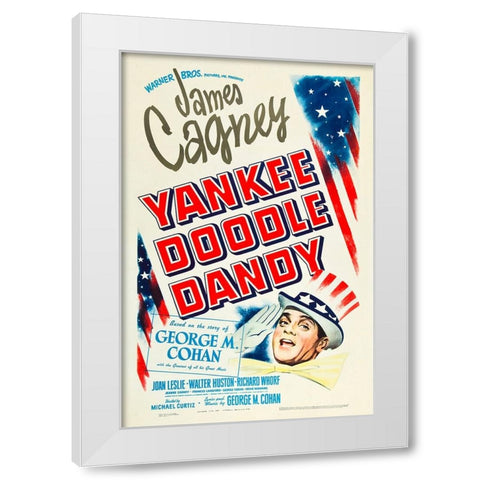 Yankee Doodle Dandy-1942 White Modern Wood Framed Art Print by Vintage Hollywood Archive