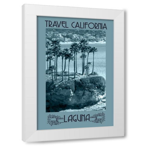 Vintage Style Travel Poster White Modern Wood Framed Art Print by Vintage Travel Posters