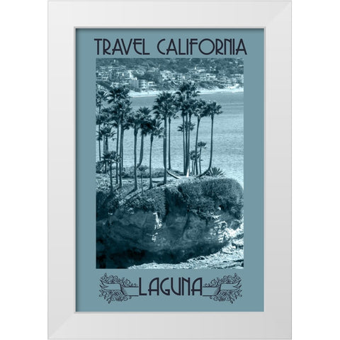 Vintage Style Travel Poster White Modern Wood Framed Art Print by Vintage Travel Posters