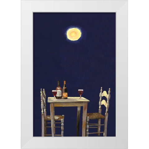Le Ombre Della Luna White Modern Wood Framed Art Print by Borelli, Guido