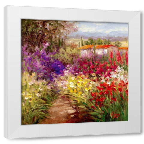 Bienfaisant I White Modern Wood Framed Art Print by Hulsey