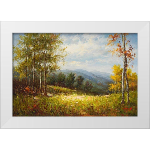 Apra il Vicolo White Modern Wood Framed Art Print by Hulsey