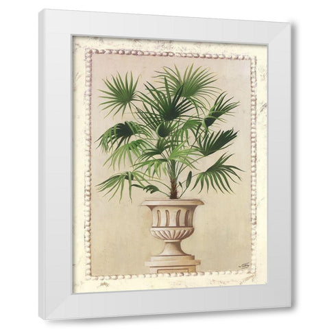 Tropical Persuasion II White Modern Wood Framed Art Print by Welby