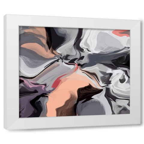 Independence of Reality I White Modern Wood Framed Art Print by Orlov, Irena