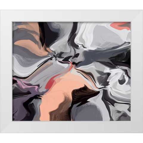 Independence of Reality I White Modern Wood Framed Art Print by Orlov, Irena
